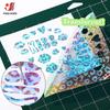 Holographic Adhesive Craft Vinyl for Cut Easy to Weed & Transfer Iridescent Film for Home Decor Logo Letters Car Glass Sheets