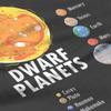Solar System Dwarf Planets Outer Space Astronaut  T-Shirt Cotton T Shirt Harajuku Tshirt Tees Streetwear Men's Clothing