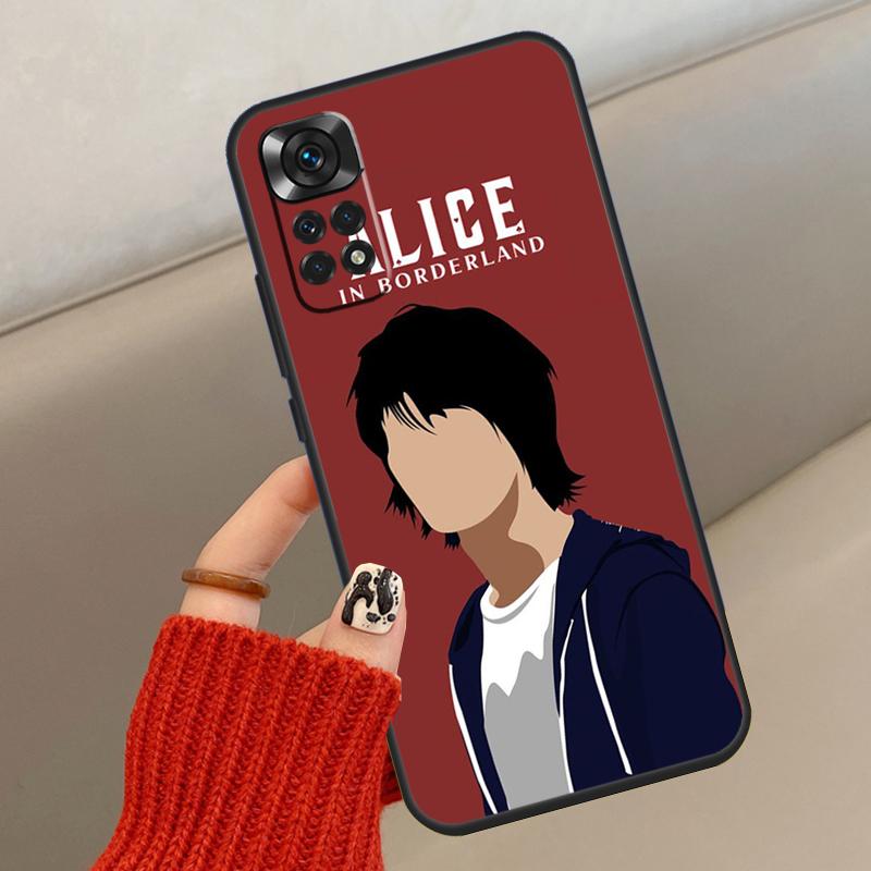 Alice in Borderland Phone Case For Xiaomi Redmi Note 8 9 10 11 12 Pro 11S 10S 9S 8T Redmi 10A 10C 9A 9C Cover