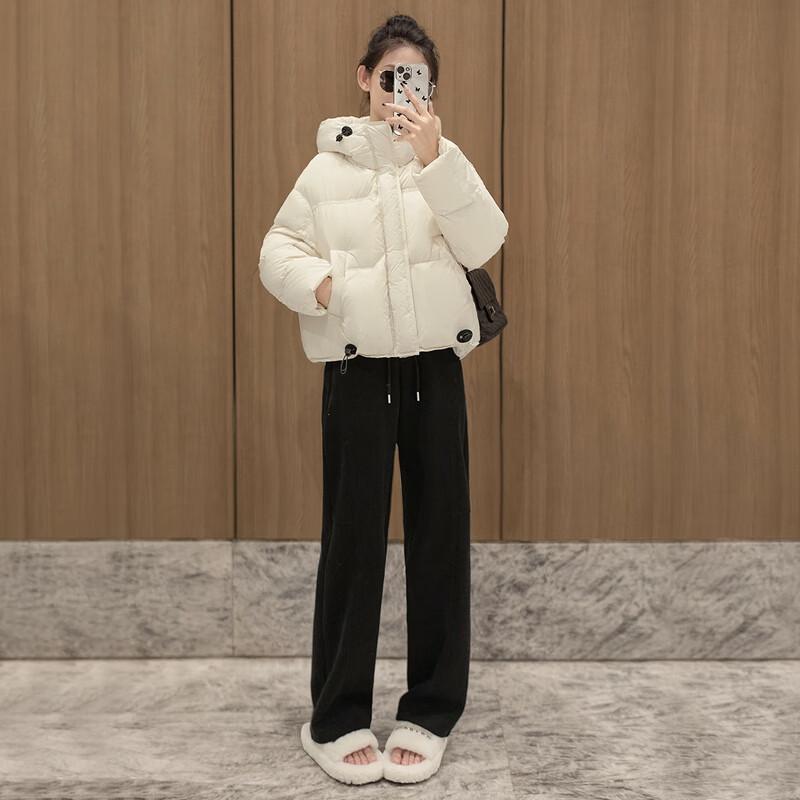 Women's Hooded 90% Duck Down Puffer Jacket