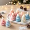 DIY Mini Christmas Tree Silicone Mold Non-Stick for Epoxy Resin Aroma Candle Plaster Home Christmas Decor Making Supplies