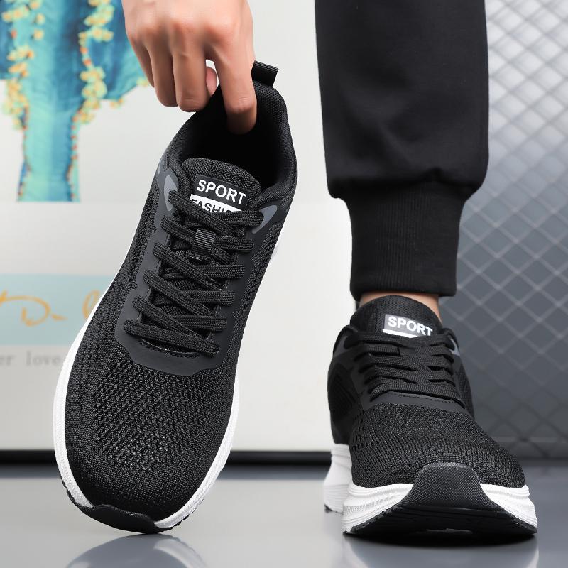 White Walking Men's Shoes Breathable Casual Lightweight Running Basketball Sneakers Male High Quality Sport Shoes Man Sneakers