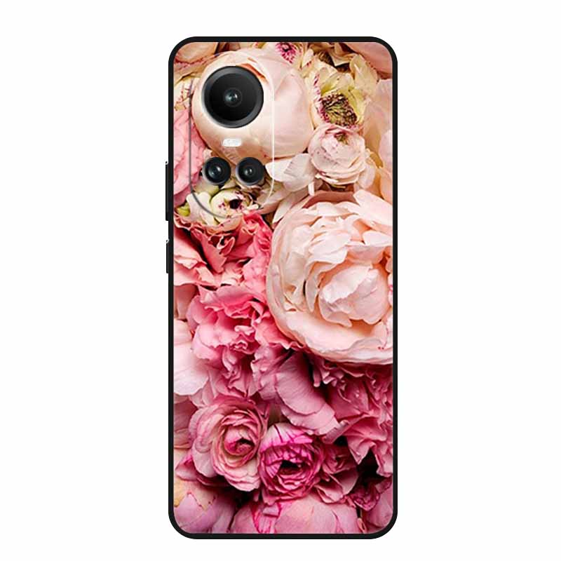 For Oppo Reno10 Pro Case Animals TPU Soft Silicone Back Cover for Oppo Reno 10 Pro 5G CPH2525 CPH2531 Protective New Phone Funda