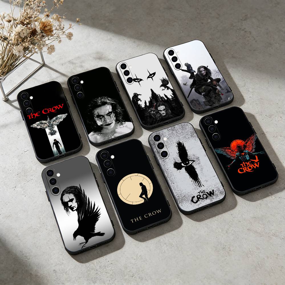 Thriller T-THE-C-CROWS Phone Case For Samsung Galaxy A20,21s,22,31,32,52,53,72,73,80,91 Soft Black Shell