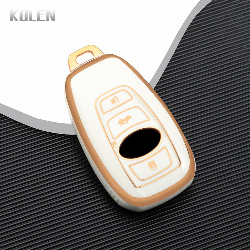 NEW TPU Car Remote Key Case Cover Shell Fob For Subaru Forester XV Outback BRZ WRX STI Legacy Impreza Crosstrek Bag Accessories
