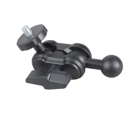 Global 17mm Sphere Head Link 1/4 Foot Screw Thread For Camera Mount Stand Car Parenthesis 360 Degree Turn Plastic Substance