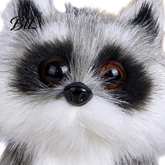 Christmas Tree Raccoon Ornament Cute Plush Doll with Lanyard Soft Fluffy Animal Pendant Non-shedding for Bags Keys Trees Collectible Gifts Kids Adults