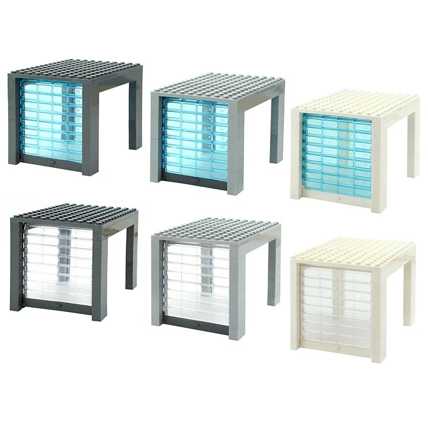 MOC Teile Stadtauto DO IT YOURSELF Zubehör Bausteine Traditionelles Auto Rolltor Garagentore Fenster Parkplatz Kreativität Spielzeug