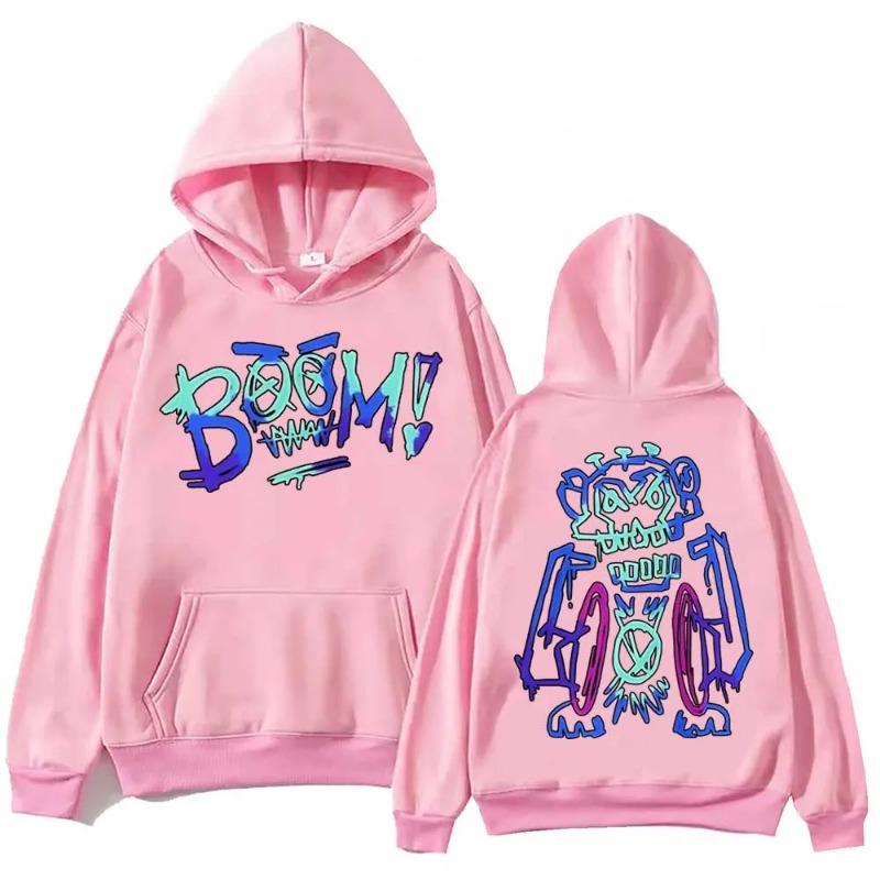Hot Anime Arcane Jinx Graffiti Hoodie Harajuku Hip Hop Pullover Tops Sweatshirt Fans Gift Hoodies & Sweatshirts Men’s