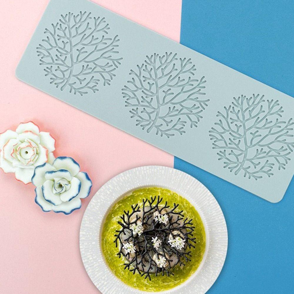 Decoration Chocolate Stencil Cake Decorating Flower Wreath Cake Lace Mold Silicone Mould Lace Mat