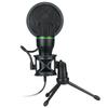 ME4 USB Condenser Microphone with RGB Lights for Recording, Live Streaming, Noise Reduction, and Gaming