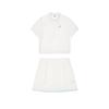 Smile Heart Two Piece Shirt White