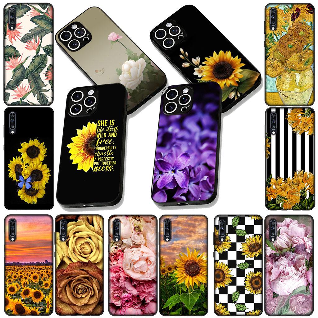 Sunflower Lotus Flower Peony Rose Casing Phone Cover for Xiaomi Redmi Note 12 11 10 Pro 10A 10C 12C 14C A4 Note12 5G Soft Case