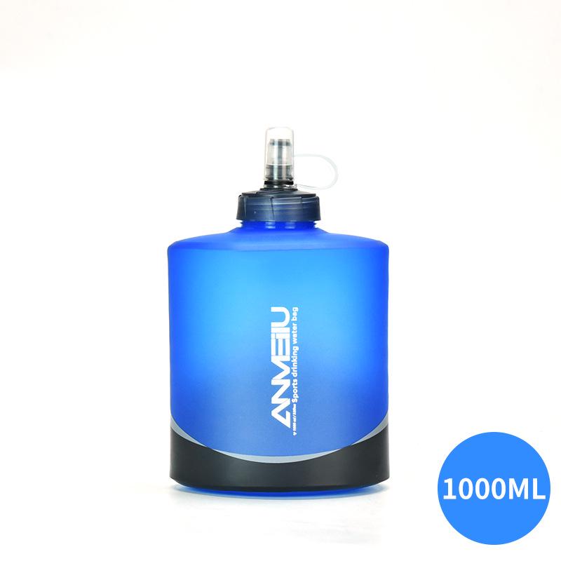 Foldable Soft Water Bottle for Outdoor Sports - Large Capacity, Portable, PP Material 1000 ML