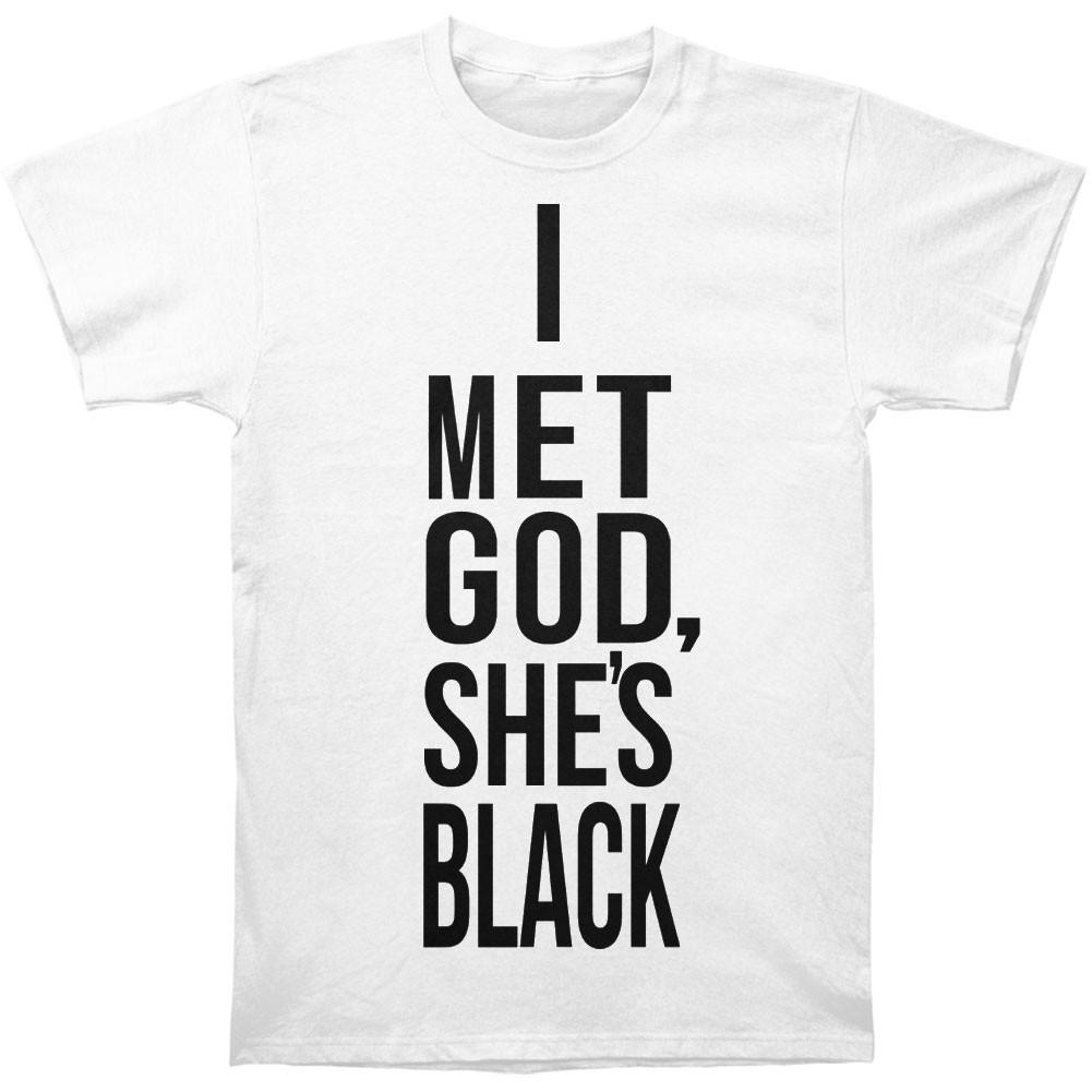Men s Rooftopsnyc I Met God T-shirt Small White S