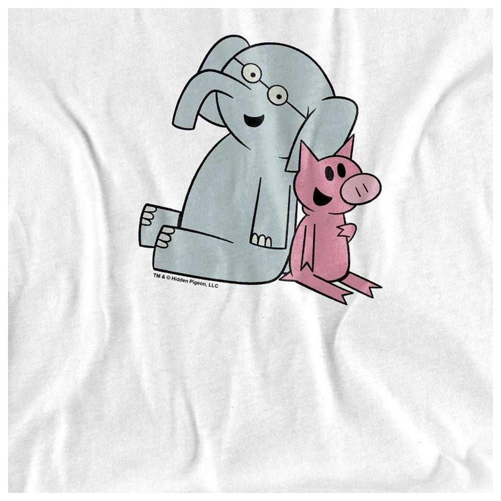 The Pigeon Unisex Adult Gerald & Piggie Logo Long-Sleeved T-Shirt