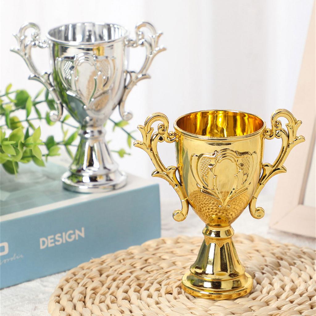 Trophäenbecher, Bonbonschachtel für Sport, Hochzeit, Geburtstag, Party, Bonbonglas, Keksbehälter, Trophäen-Mittelstück, Ornament, 12 Stück