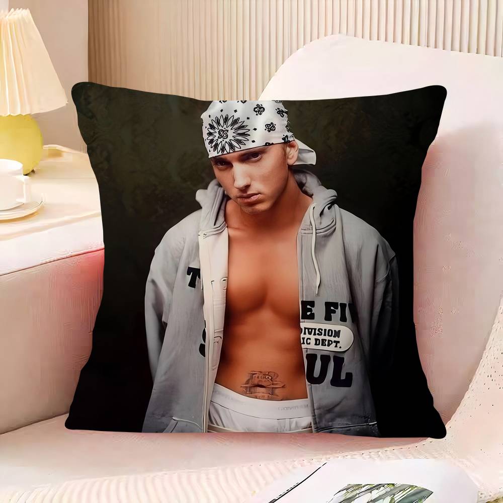 Super Rapper Eminems Office Cushion Pillowcase Car Cushion Cover45X45CM Lumbar Pillowcase Sofa Pillowcover