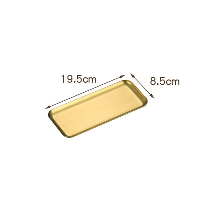 Stainless Steel Shallow Baking Pastry Tray Fruit Sancks Food Storage Plates Non-Stick Dishes Cake Pan Cookware For Kitchen