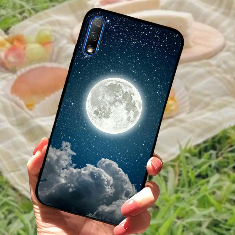 For Honor 9X Case Cover Honor9X China Silicone Soft Marble Black Bumper Funda Coque for Huawei Honor 9X Pro Full Protective