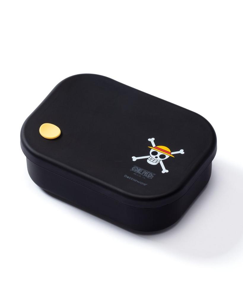 1pc Officially Licensed ONE PIECE Luffy & Zoro Silicone Lunch Box | Food-Grade, 4-Compartment, Leak-Proof