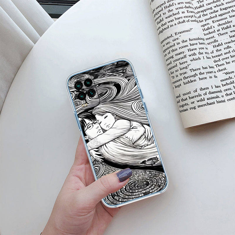 IR15 Junji Ito Tomie Case for Motorola E22S E7 G6 G7 G8 G9 Plus Power Play G10 G20 G04 E30 E40 E22 E20 E13 E15 G22 G23 G05 G75 G35 G55