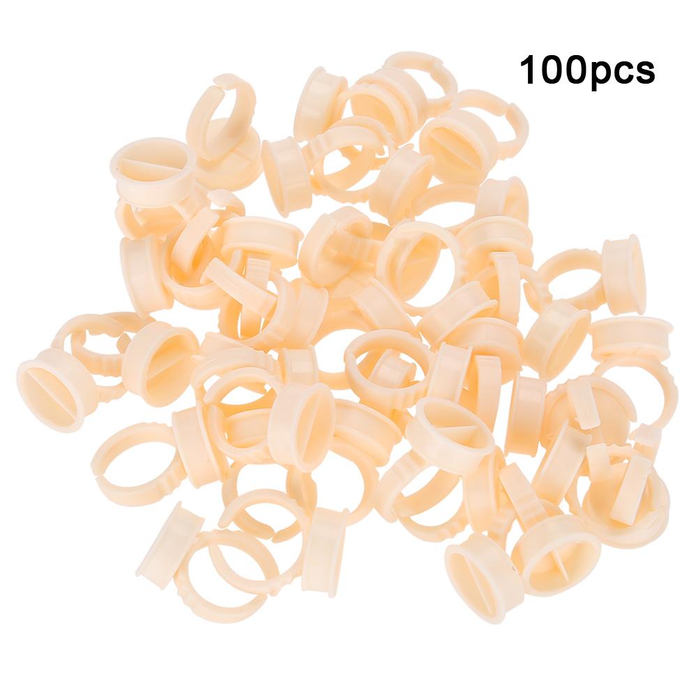 100Pcs Eyebrow Tattoo   Cup Microblading Pigment Glue Holder L