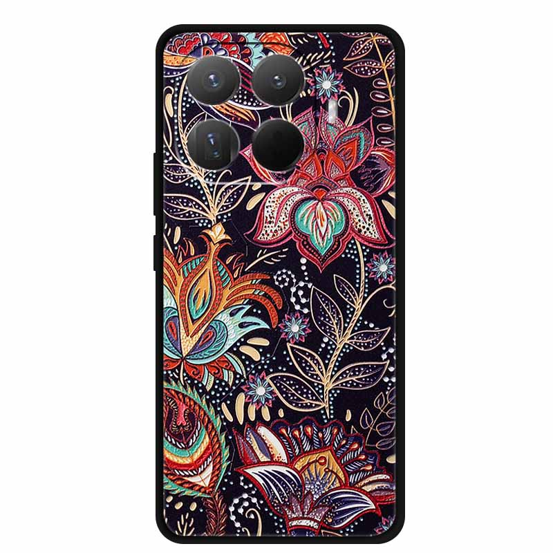 

For Xiaomi 15T Pro 5G 3D TPU Case Relief Flowers Coque Embossed Blossoms Funda Silicone Soft Back Phone Cover For Xiaomi15T Pro -Xiaomi 15T Pro