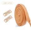Elastic Laces Sneakers Tennis No Tie Shoe Laces Gold Diamond Buckle Shoelaces Without Ties Flat Shoelace for Shoes Accessories