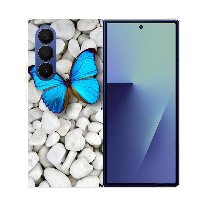 For Samsung Galaxy Z Fold 7 Fold7 Case Luxury Folding Shockproof Protection Funda for Samsung Galaxy Z Fold 7 PC Hard Back Cover