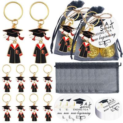 20pcs Class of 2025 Graduation Keychains Party Favors and Gifts for Him and Her Inspirational Congratulations Graduate Souvenir
