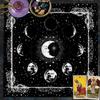 Square Flannelette Tarot Altar Cloth Board Game Pad Astrological Oracles Pad Table Cover Card Mat Divinations Tablecloth