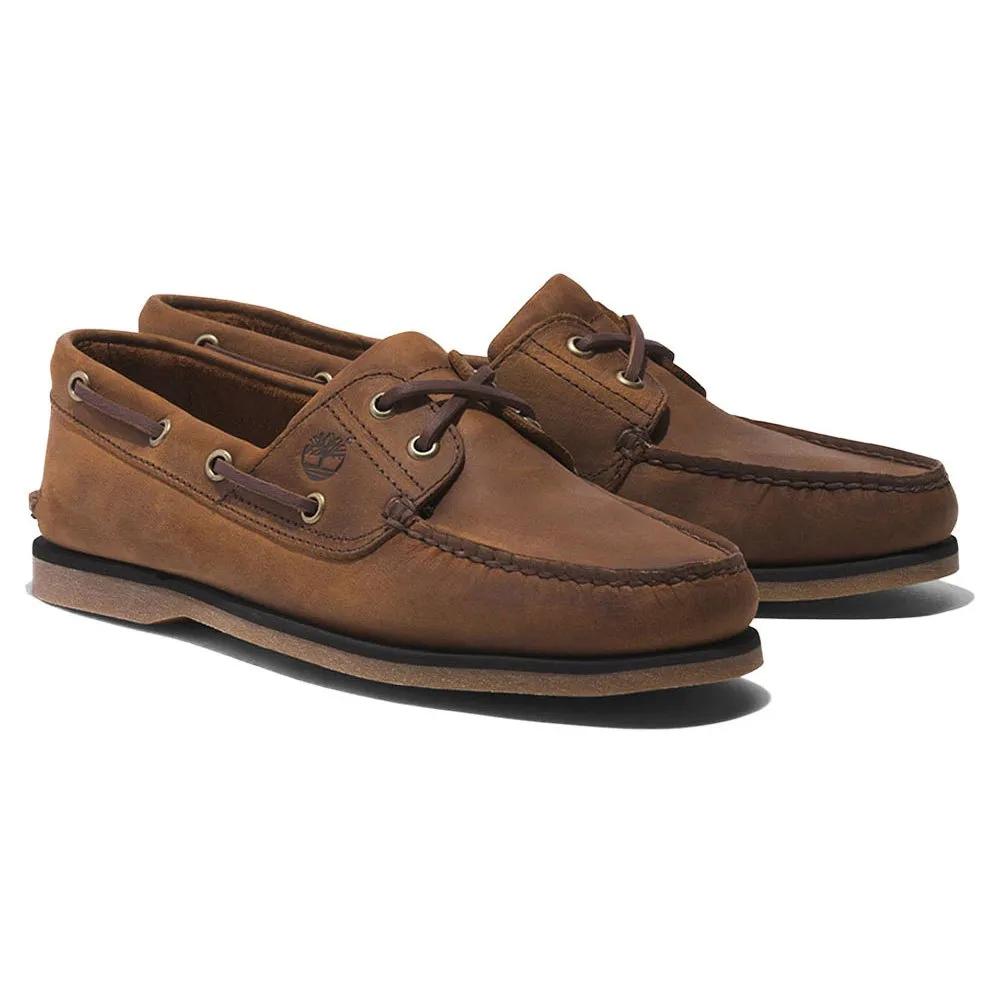 Timberland Classic Boat Shoes slip-ons 100% leather Brown
