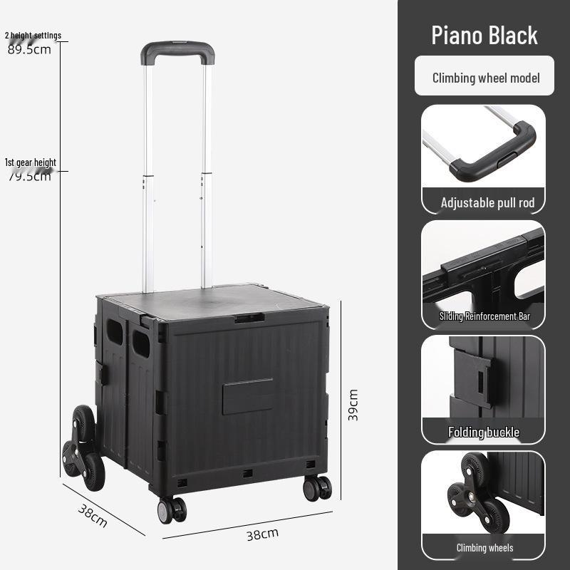 Portable Foldable Camping Trailer & Shopping Cart