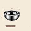 Wutuo 316L Double-Wall Stainless Steel Bowl