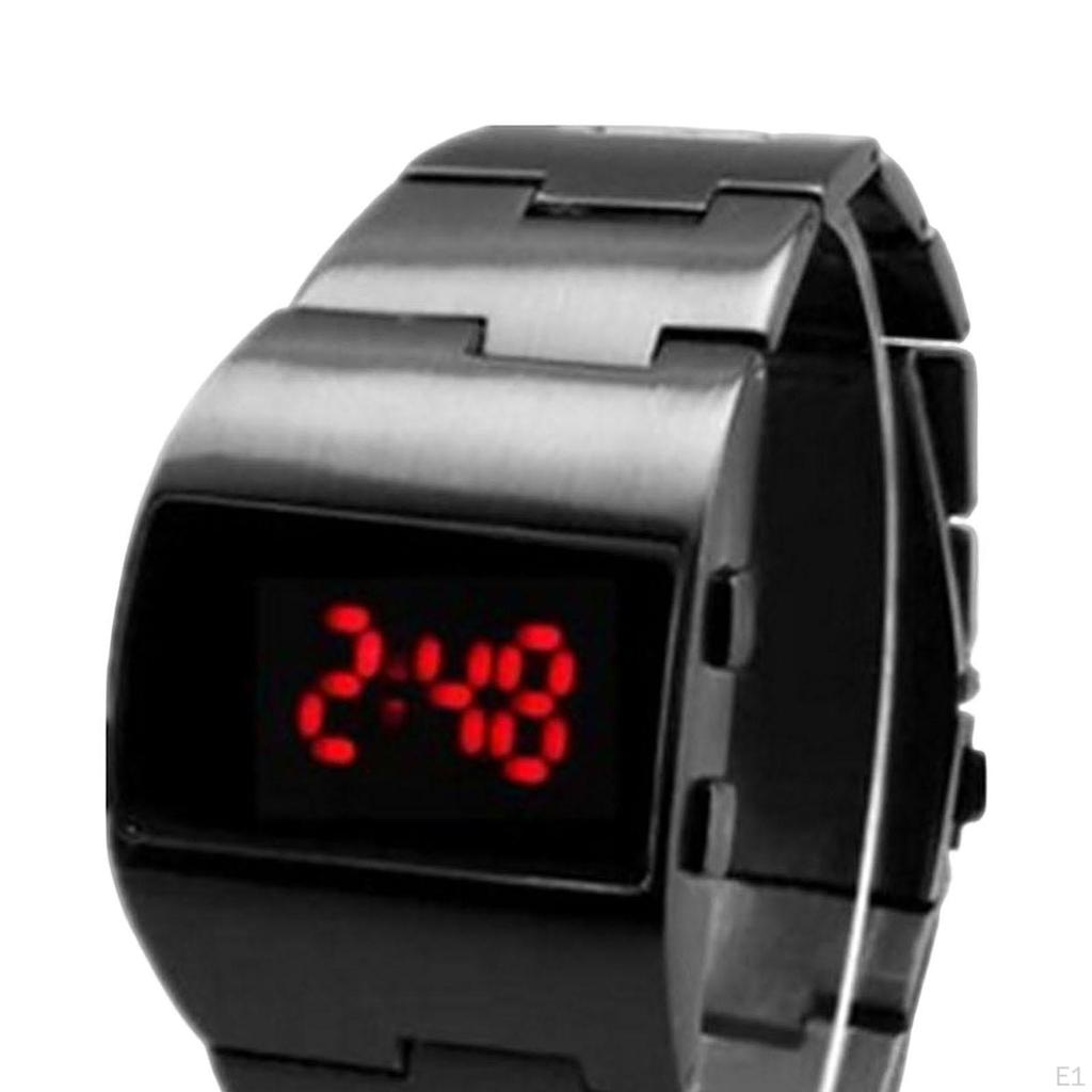 Digital Sports Watch LED Screen Novelty Multifunction Alloy Simple Date Wrist