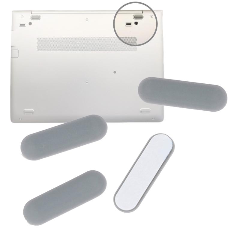 4Pcs Laptop Nonslip Rubber Feet Replacement Bottom Case Rubber Cushion For 840 G6 745 G6 830 735 G6 Laptop Accessories