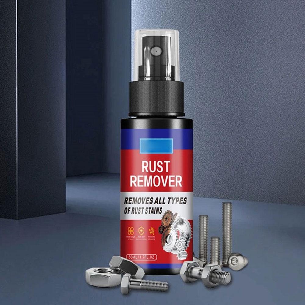 Car Rust Remover Spray Polishing Care Cleaning Strong Rust Removal For Car Screws, Stainless Steel Iron Metals Auto Repair Y9K3