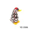 Colorful Cute Glass Duck Mini Figurine Craft Ornament Easter Animal Tiny Statues Home Table Micro Fairy Garden Decor Accessories