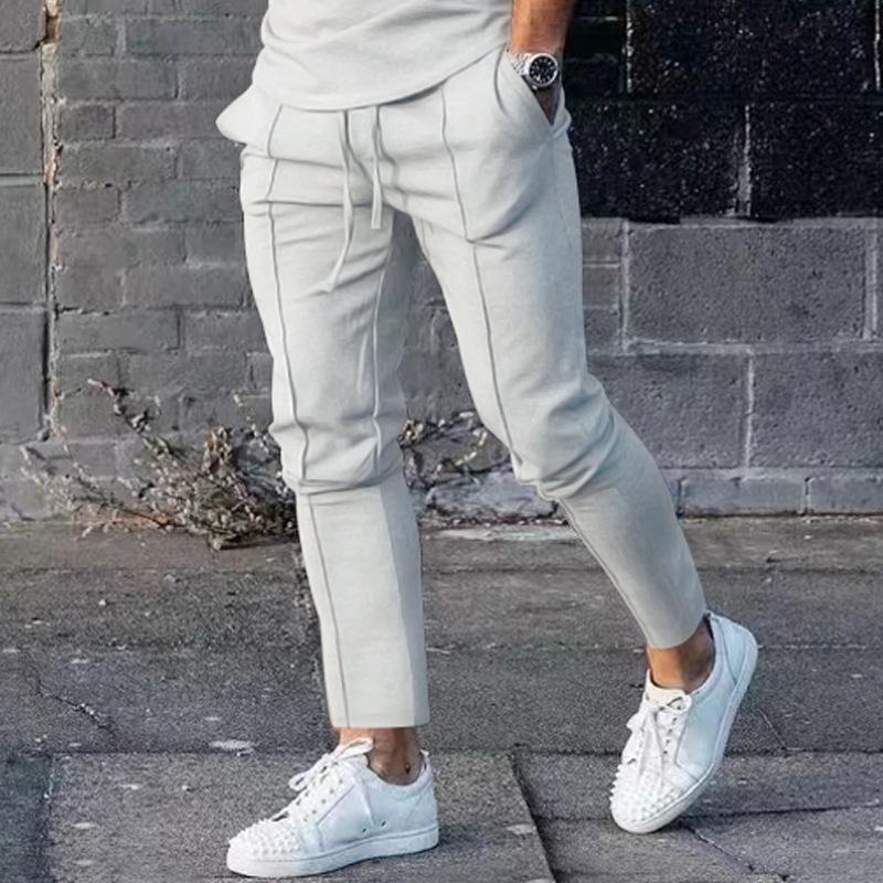 Men's Sports Casual Trousers High-Street Trousers Slim-Fit Trousers Men's Casual Trousers