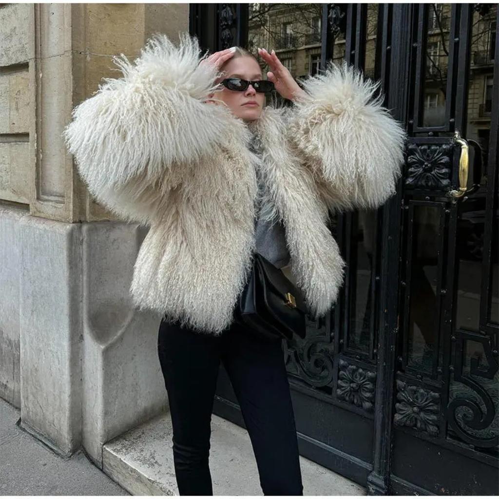 Imitation Short Beach Wool Women Fox Fur Coat New Autumn Winter Warm Fur Coat Faux Temperament Elegance Women for Coat