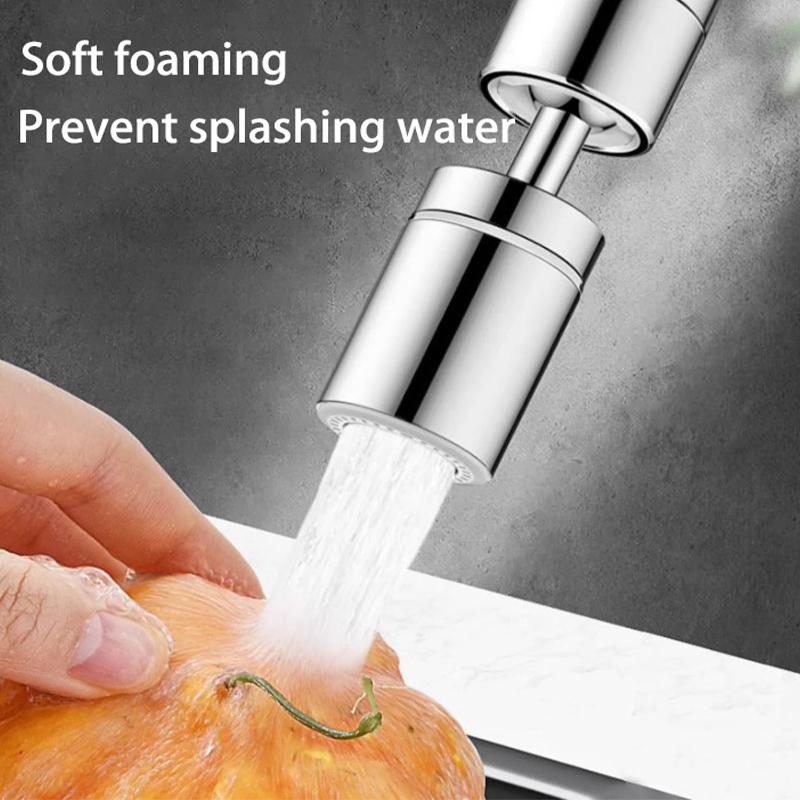 Kitchen Faucet Extender Anti-splash Water Sink Universal Joint Supercharged Universal Rotating Spout