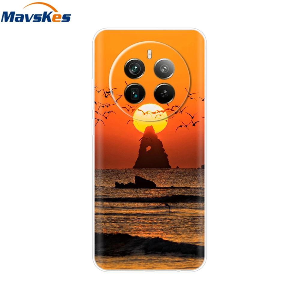 For Realme 12 Pro+ Case Love Heart Soft Silicone Cover for Oppo Realme 12 Plus 5G Fundas for Realme 12 Pro Plus Realme12 Bumper