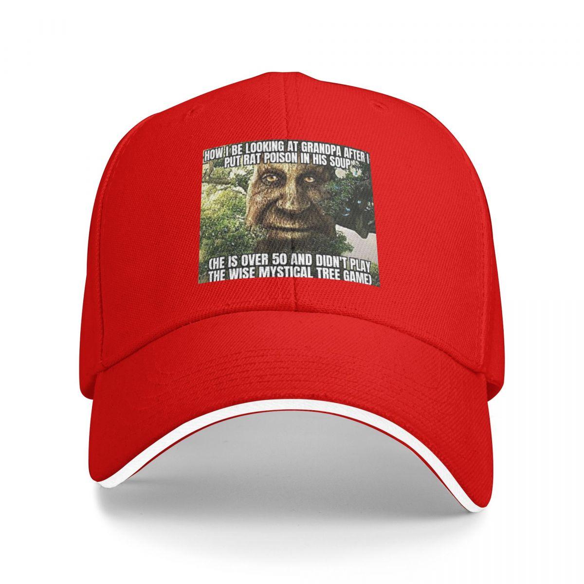 Baseball Caps Funny Wise Mystical Tree Customized Unisex Casual Spring Hats One Size