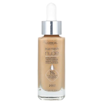 L'Oréal, True Made Nude, Hyaluronic Tinted Serum, Light 2-3 Pack, 30 Ml (1 Fl Oz)