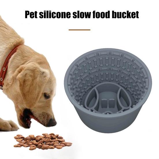 Dog Slow Feeder Lick Bowl Silicone Dog Licking Mat Treat Dispenser Anti-Choking