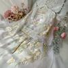 Elegant Hanfu Dress Set With Heavy Embroidery Wide Sleeves Gradient Design Wear Women