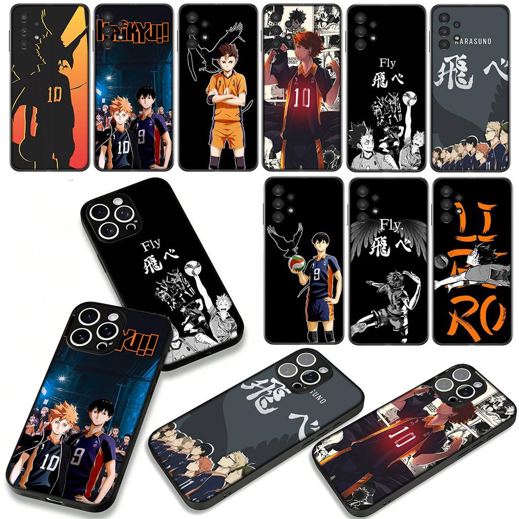 Volleyball Haikyuu Hinata Attacks Phone Cover Case for Apple iPhone 17 16 15 11 Pro XS Max XR 6 7 8 Plus + SE 2020 5 16E Casing
