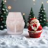 Santa Claus Candle Molds Castings Molds Christmas Silicone Moulds Epoxy Resin Molds Elks Molds Plasters Molds