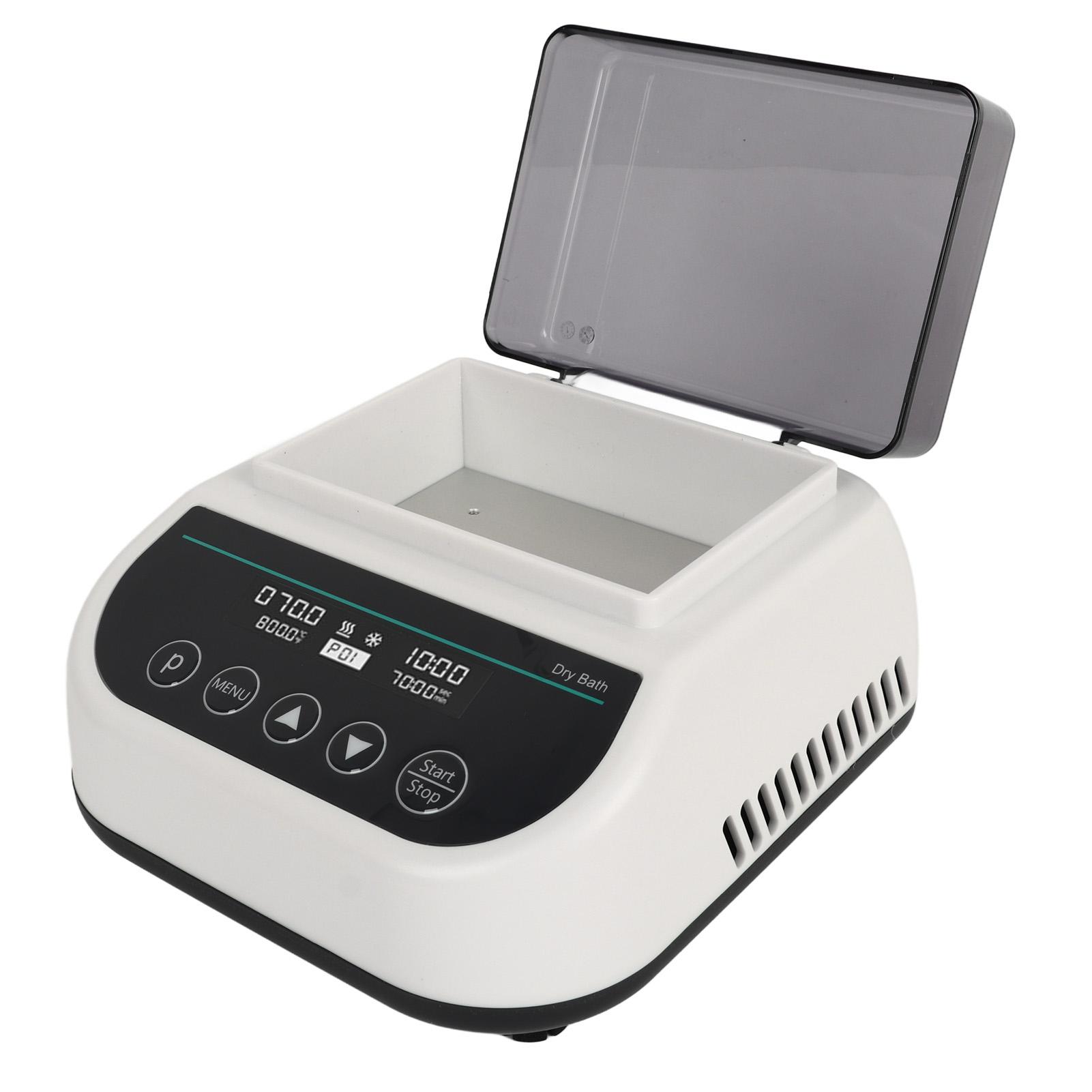 96W Mini Dry Bath Laboratory Digital Thermostatic Heater for 0.2ml 0.5ml 1.5ml 2ml Centrifuge Tube ABS